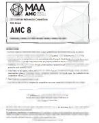 2026年AMC8真题已到！来估分对答案啦！