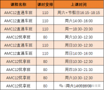 AMC12竞赛高效备考攻略！犀牛AMC12竞赛小班课火热招生中