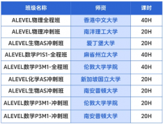 犀牛Alevel课程培训!1对1/3-6人班课!