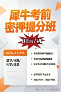 Alevel大考全面开考！Alevel考前押题班