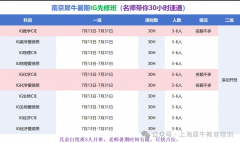 2026南京犀牛教育IGCSE暑假班上线!IG数
