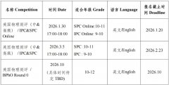 【官方通知】2026年BPhO报名开始，今年报考规则变化一览！附犀牛BPhO考前培训