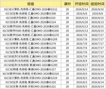 上海犀牛国际教育IG暑期培训辅导课程介绍~