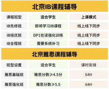 犀牛北京IB+雅思培训！海淀/国贸/顺义