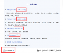 国际高中生参加AMC10有多重要？WLSA对