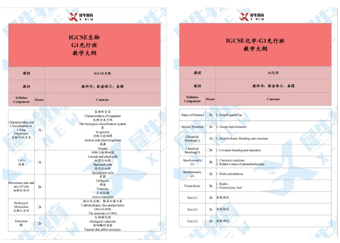 犀牛IG培训班| 同步培优校内课程,IG秋季班最新课表出炉!相关内容配图2