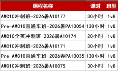 犀牛AMC10课程| AMC10冲奖为什么一定要
