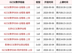 IGCSE数学0580和0606有什么区别?犀牛