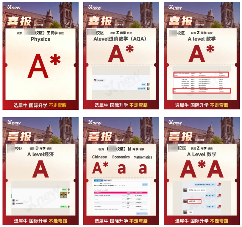 犀牛Alevel冲刺培训班上线:数学/物理/化学/生物全科覆盖,靶向提分冲A*!