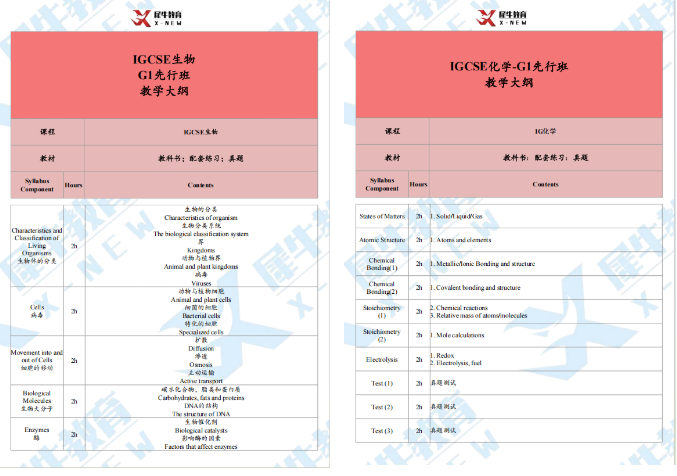 IGCSE全科补习课程推荐,犀牛IGCSE培训班,剑桥名师授课冲刺A* 成绩相关内容配图2