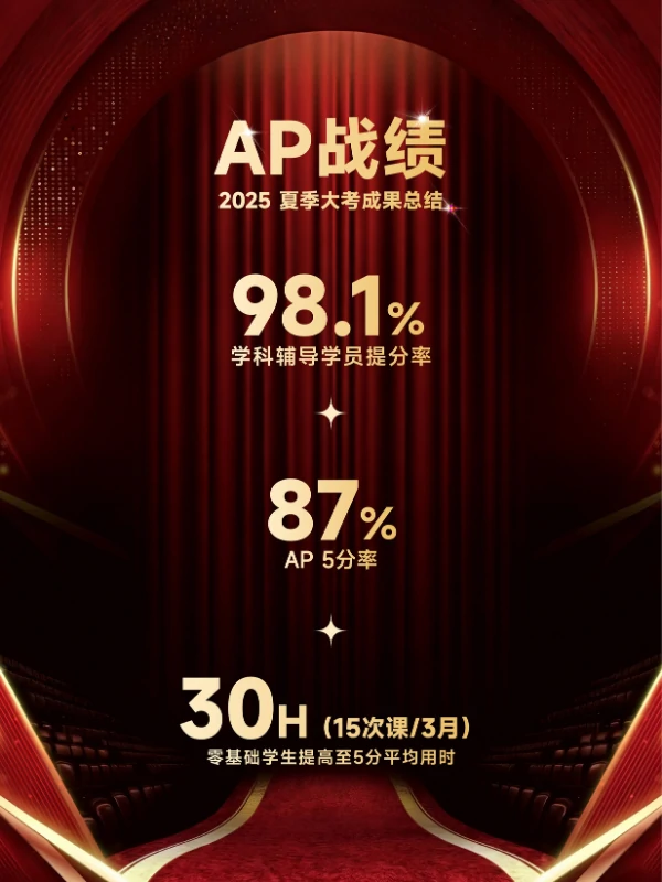 AP 战绩：2025 夏季大考成果总结